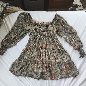 Floral Long Sleeve Dress